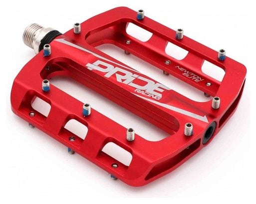 Pédales Pride Racing Newton Elite Rouge