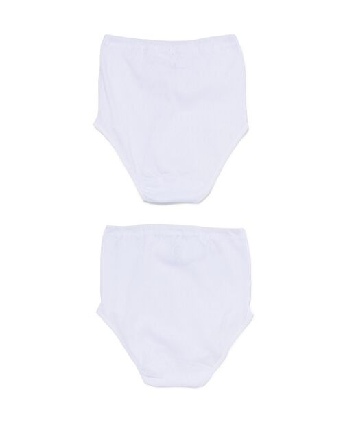 lot de 2 slips femme blanc