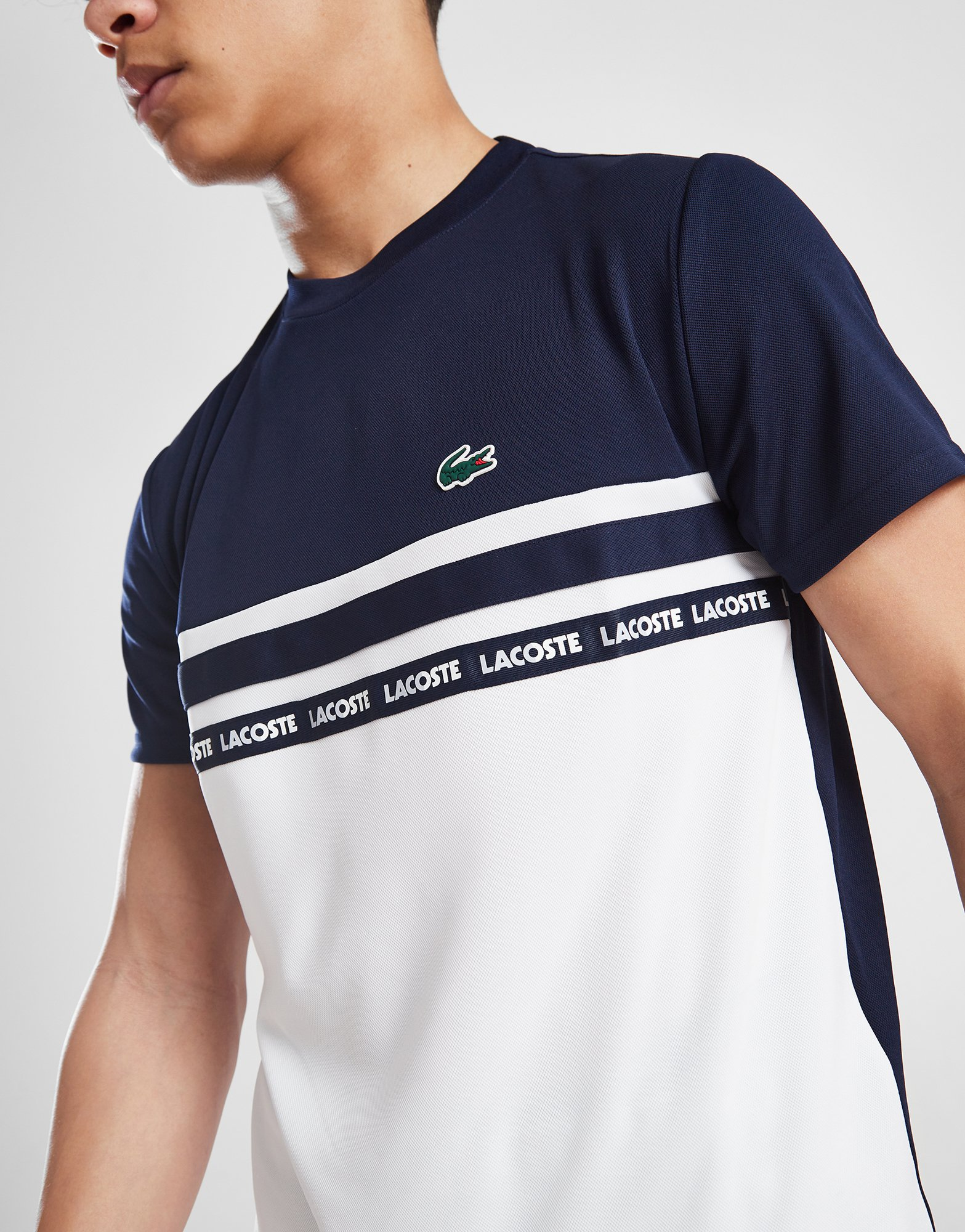 Lacoste T-shirt Tape Colour Block Junior