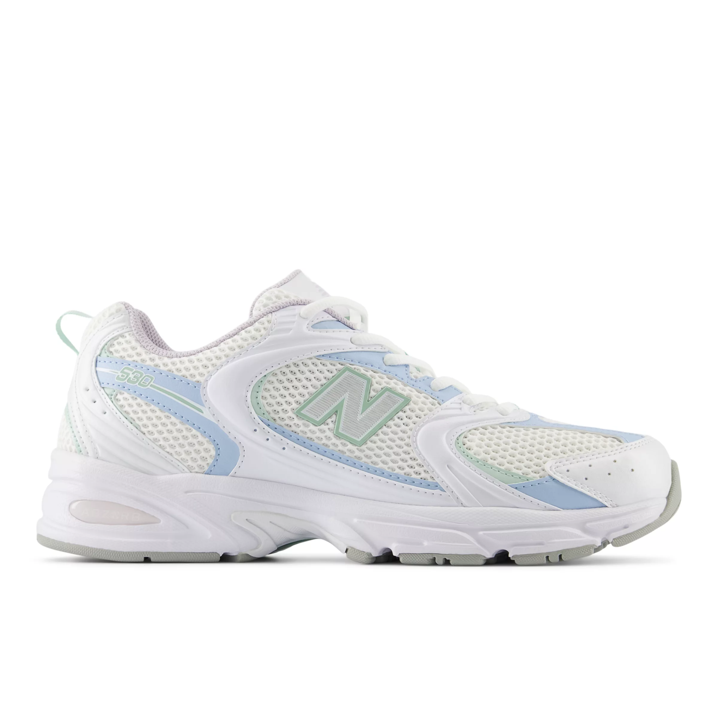 530 White con light chrome blue e clay ash
