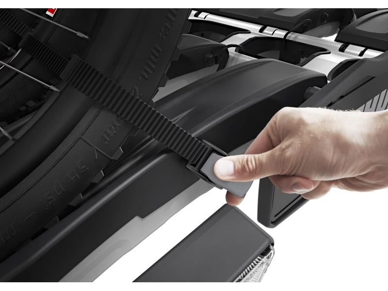 Thule Anhängerkupplungsträger EasyFold XT 3 Komplett zusammenklappbare Fahrradträger für Anhängekupplung