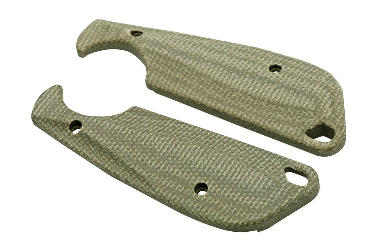 Flytanium CRKT Minimalist Flex FLY-1101 Green Micarta Scales