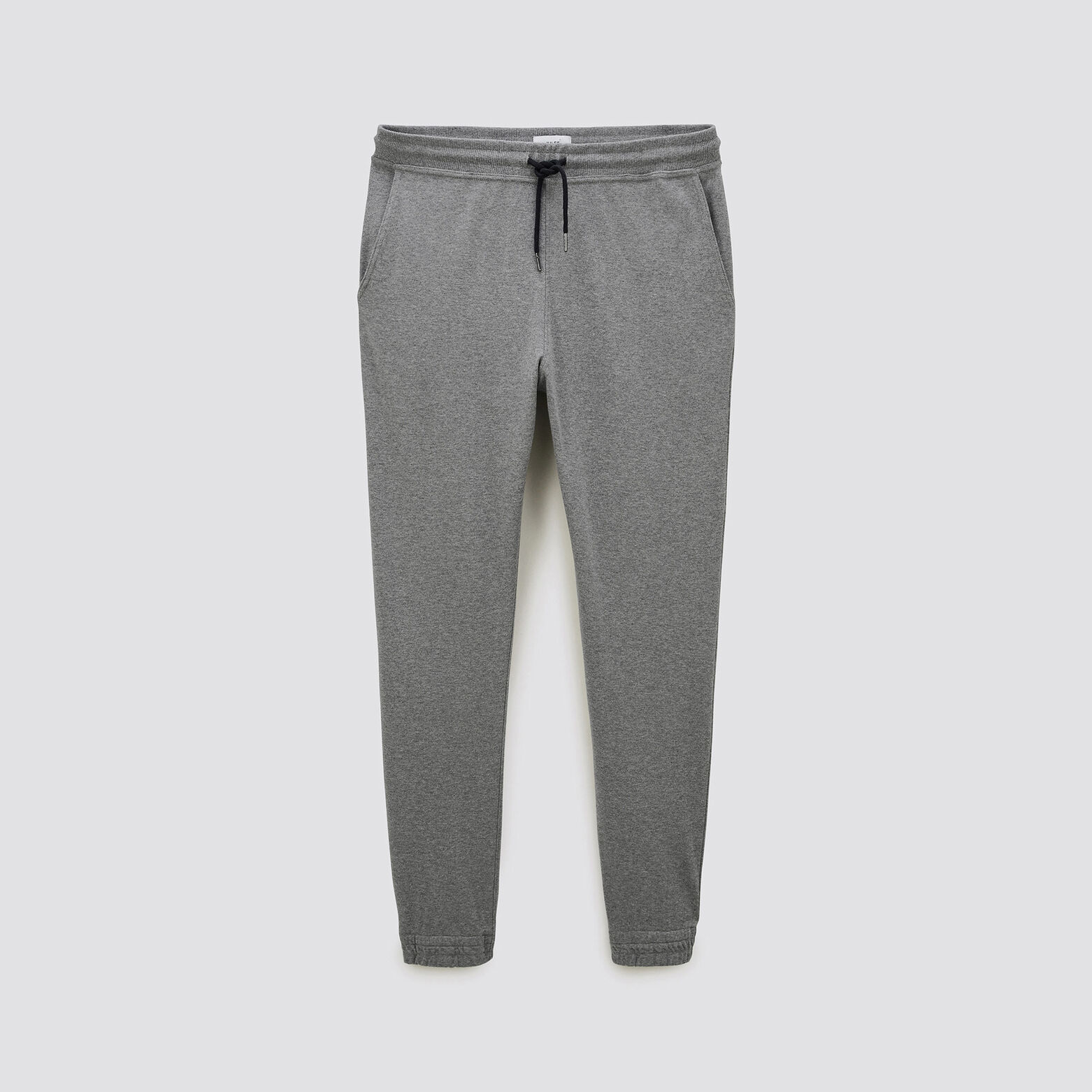 Pantalon de pyjama avec cordons Gris clair
