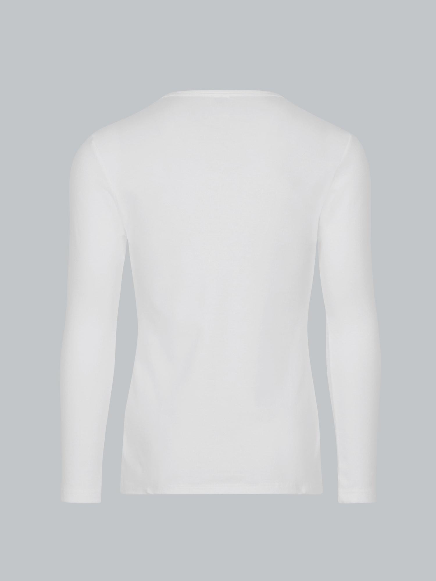 Langarmshirt Weiss
