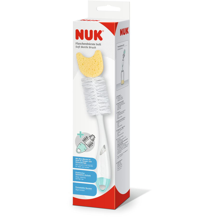 NUK Flaschenbürste Soft mit Schwamm