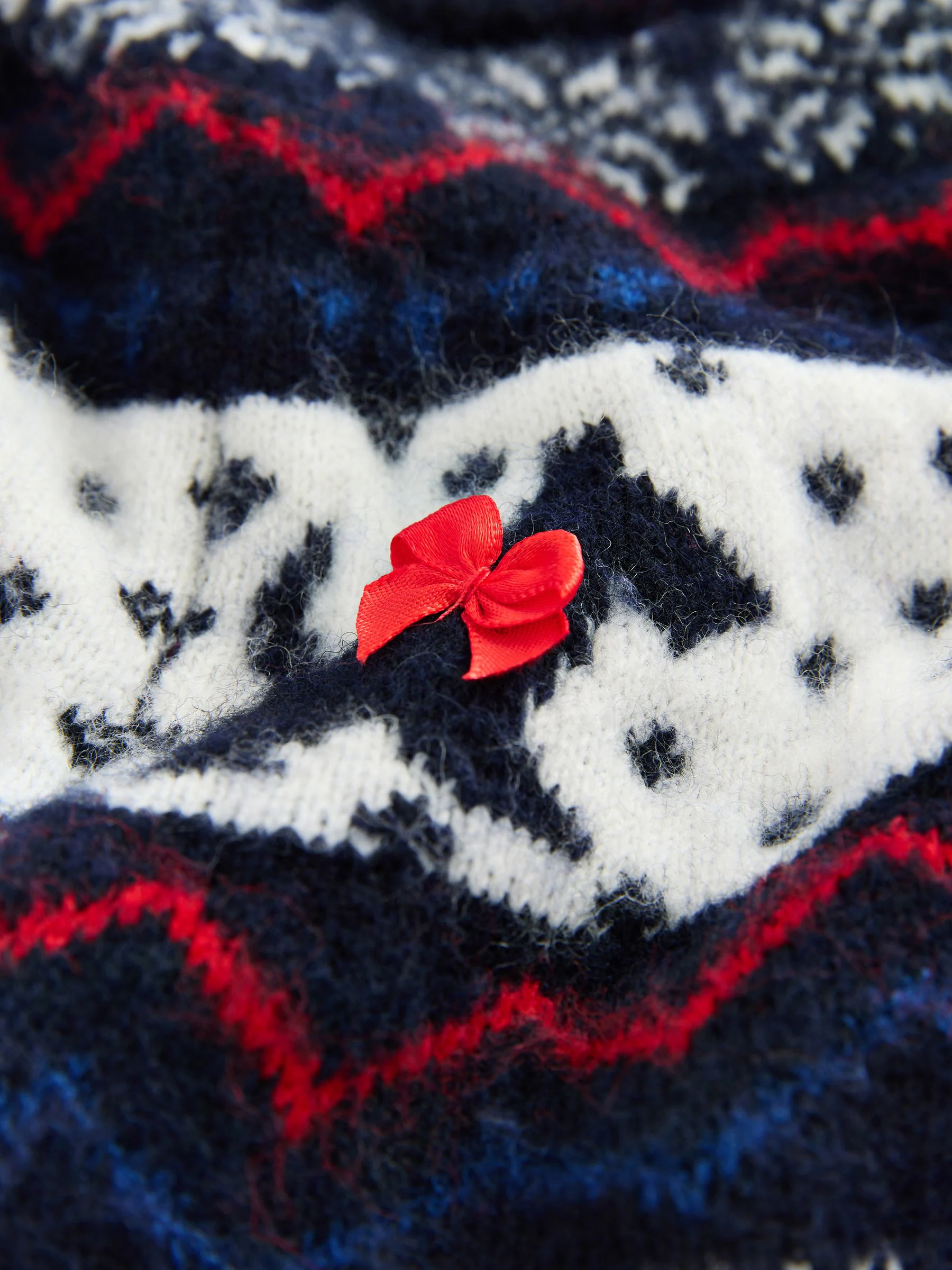 Hond Fairisle 3D Strik - Kerstmis vest