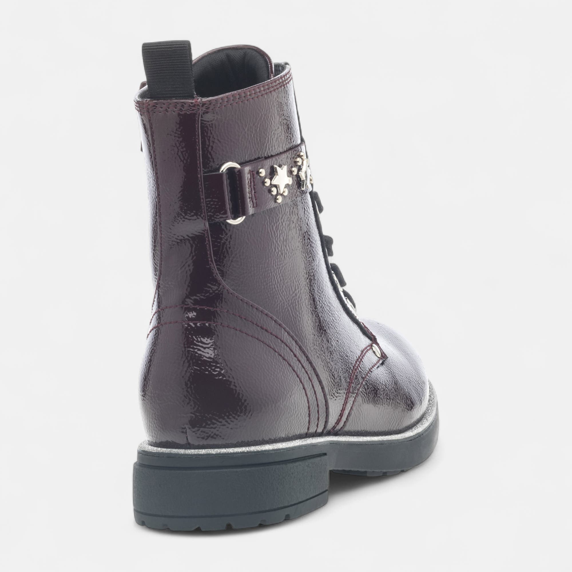Boots Fille bordeaux