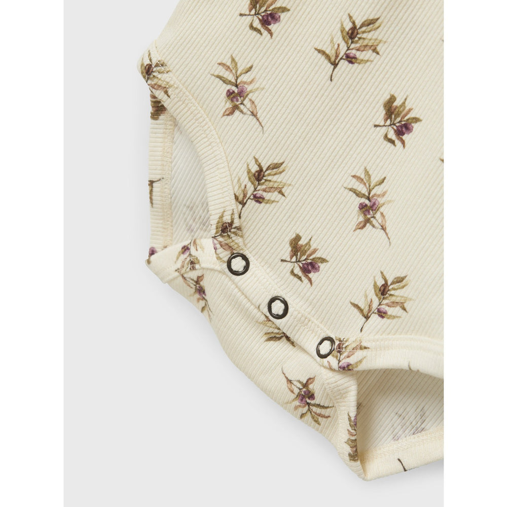 Køb Lil'Atelier Turtledove Olive Gavo Ens Body Kjole