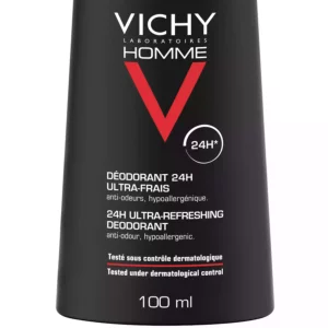 Vichy Homme Déodorant Vaporisateur Ultra-Frais - 100ml