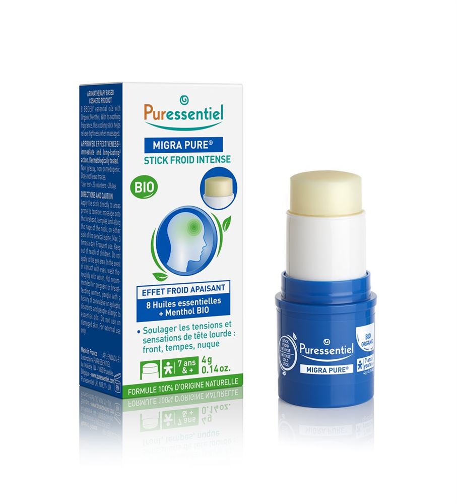 Puressentiel Migra Pure Stift<br>4 g, Stick, Stick, intensive Kälte