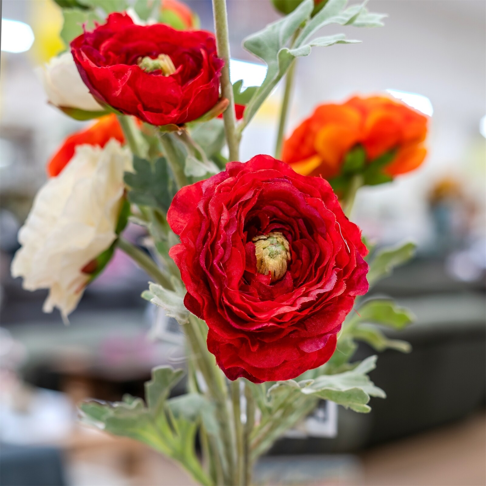 HTI-Living Ranunkel 64 cm Kunstblume Flora
