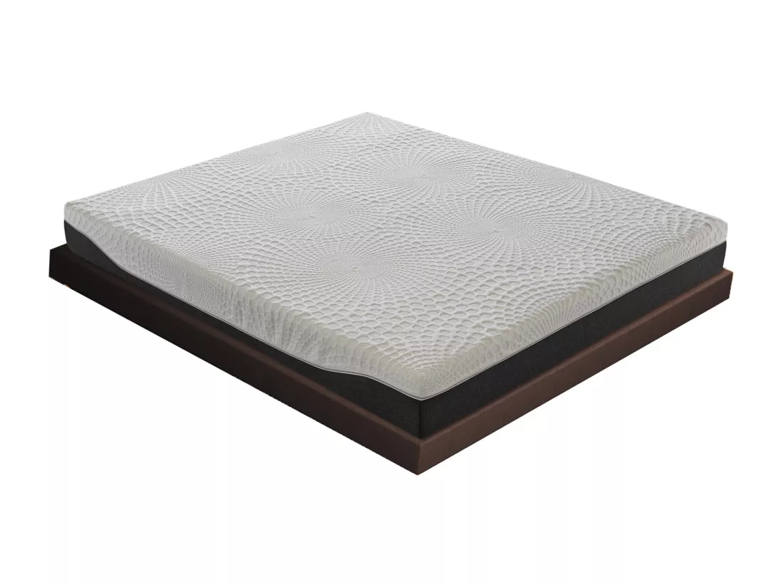 Matelas à ressorts ensachés, mousse à mémoire de forme, hauteur 25 cm 13 zones de confort 100x190 cm