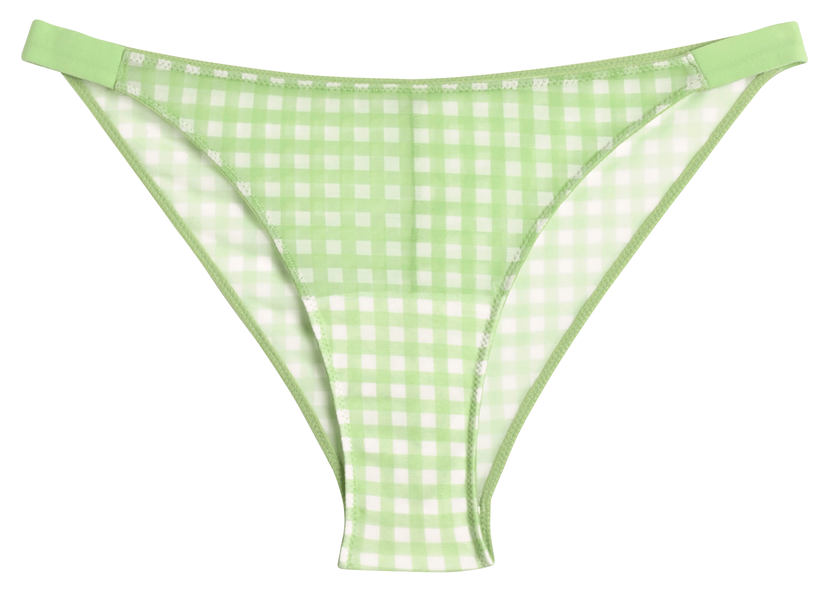 MIRO - Culotte taille basse en tulle | Vert