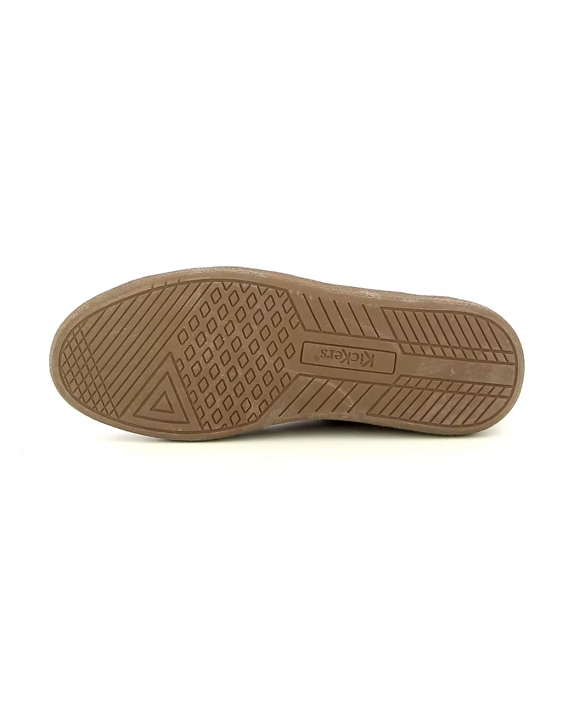 KICKERS TRIGOLO - Baskets Camelcognacmarine