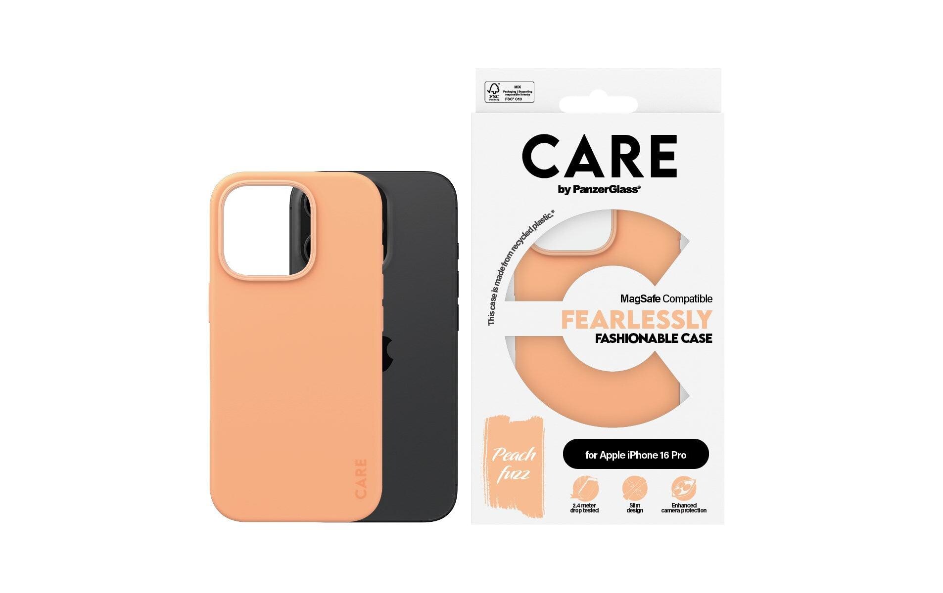 Back Cover Fashion iPhone 16 Pro PeachySchutzhülle für das Apple iPhone 16 Pro