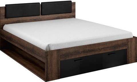 Houten Bed Genua - Walnoot - Kajuitbed