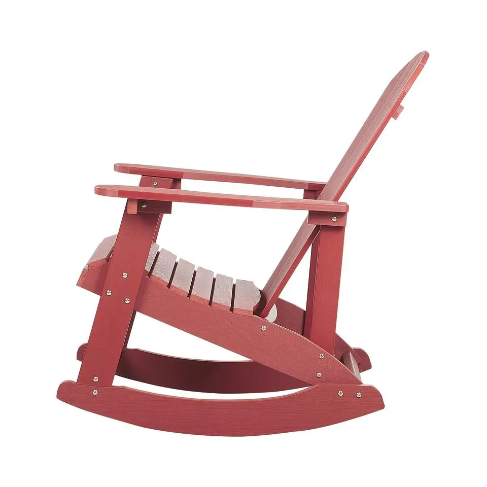 ADIRONDACK - Schommelstoel - Rood - Kunsthout