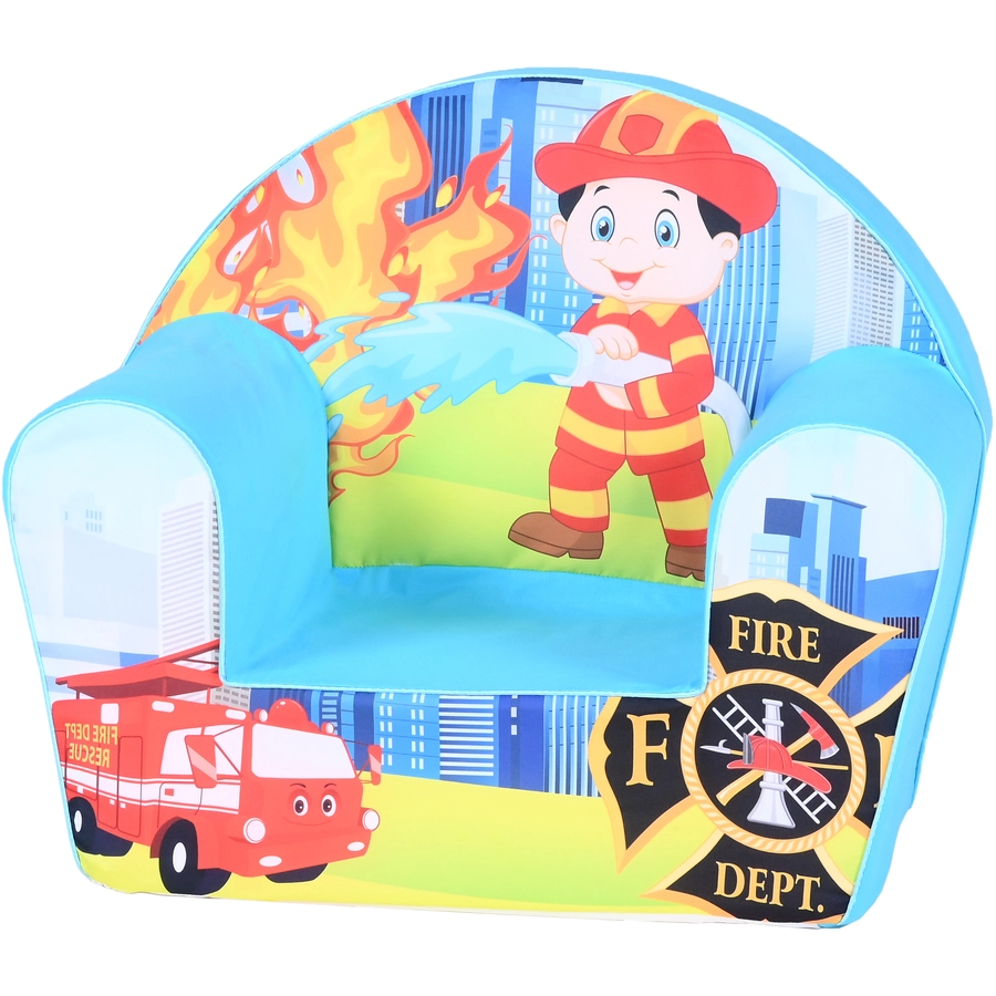 knorr toys® Kindersessel Fireman blau