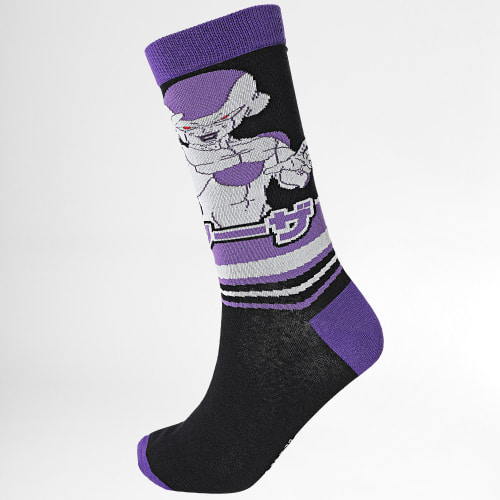 Lot De 2 Paires De Chaussettes Dragon Ball Z Frieza Noir