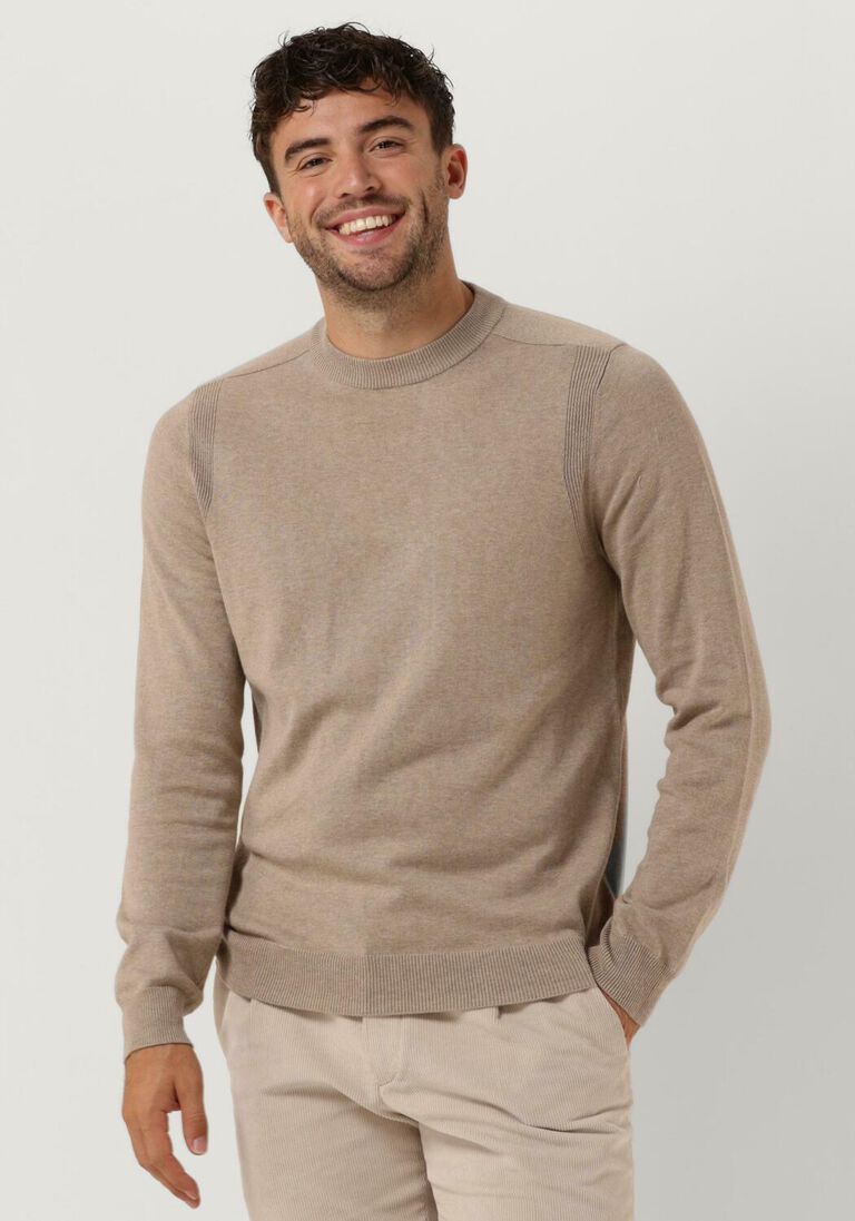 ANERKJENDT beige anerkjendt trui aksail cotton silk knit