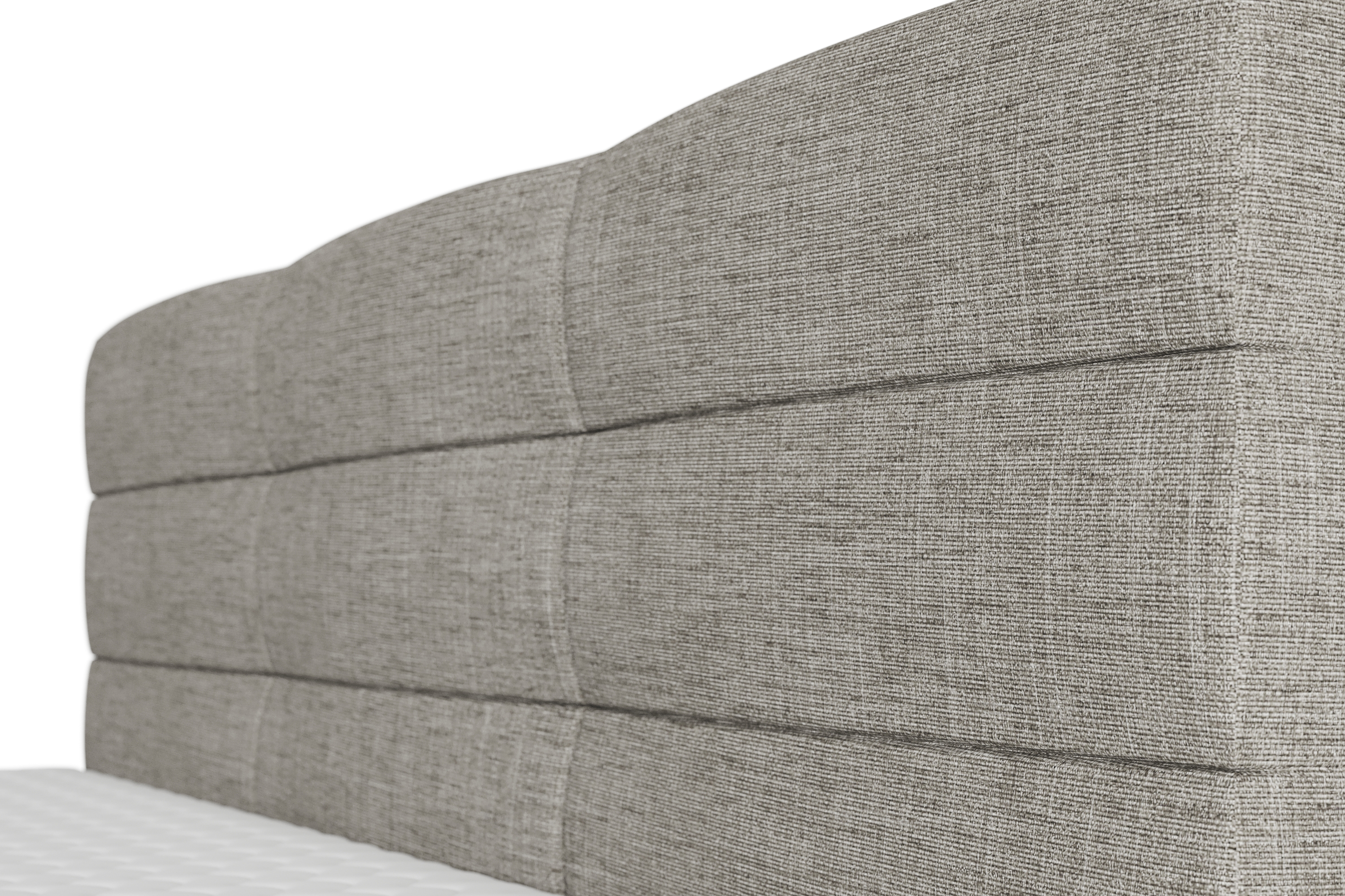 Boxspringbett MIDNIGHT 180 x 200 cm grau