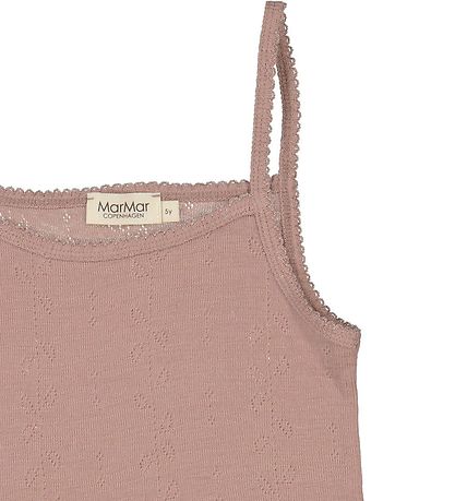 MarMar Unterhemd - Wolle - Pointelle - Gebrannt Rose