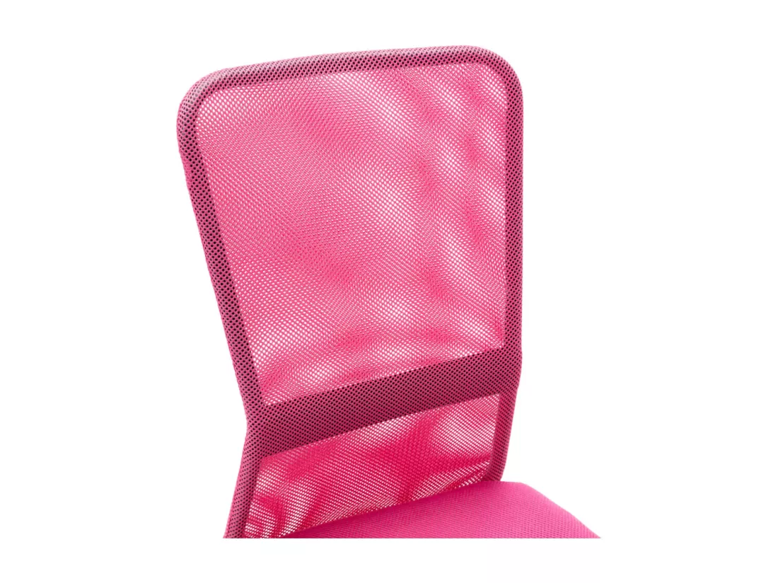 Chaise de bureau Rose 44x52x100 cm Tissu en maille