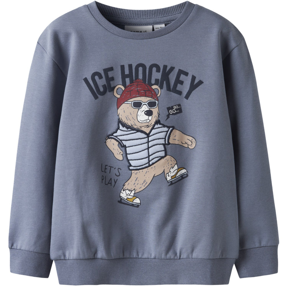 Køb Name It Flint Stone Nmmsaxo Ls Nreg Sweat Bru Box