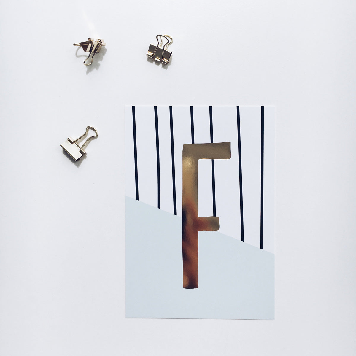 Postkarte „F