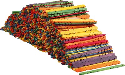 Konstruktionspinde - L 11,4 CM - B 10 MM - Assorterede Farver - 1000 Stk