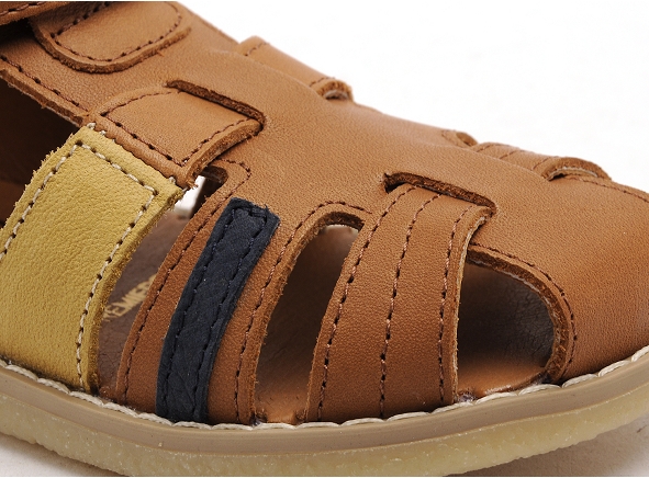 Bellamy nu pieds enfant donjon marron