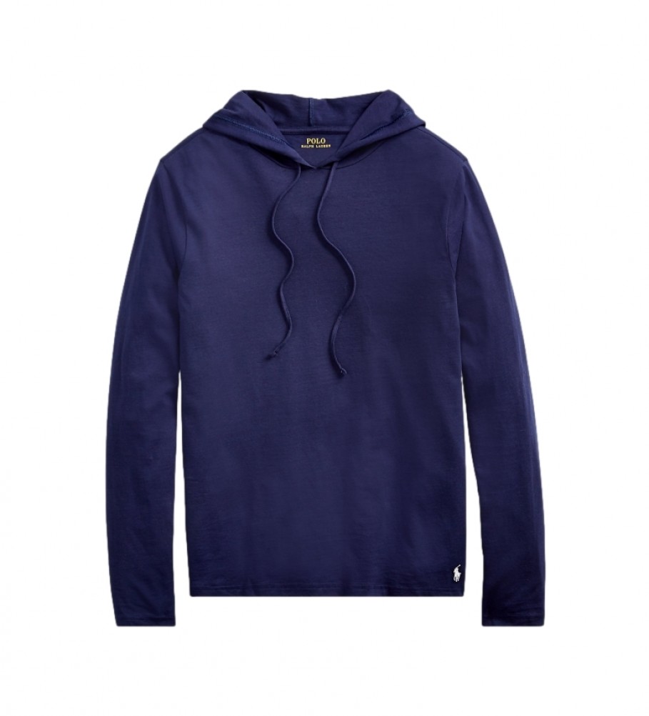 Camiseta Ralph Lauren com Capuz para Uso Doméstico 714844760001 Azul Marinho