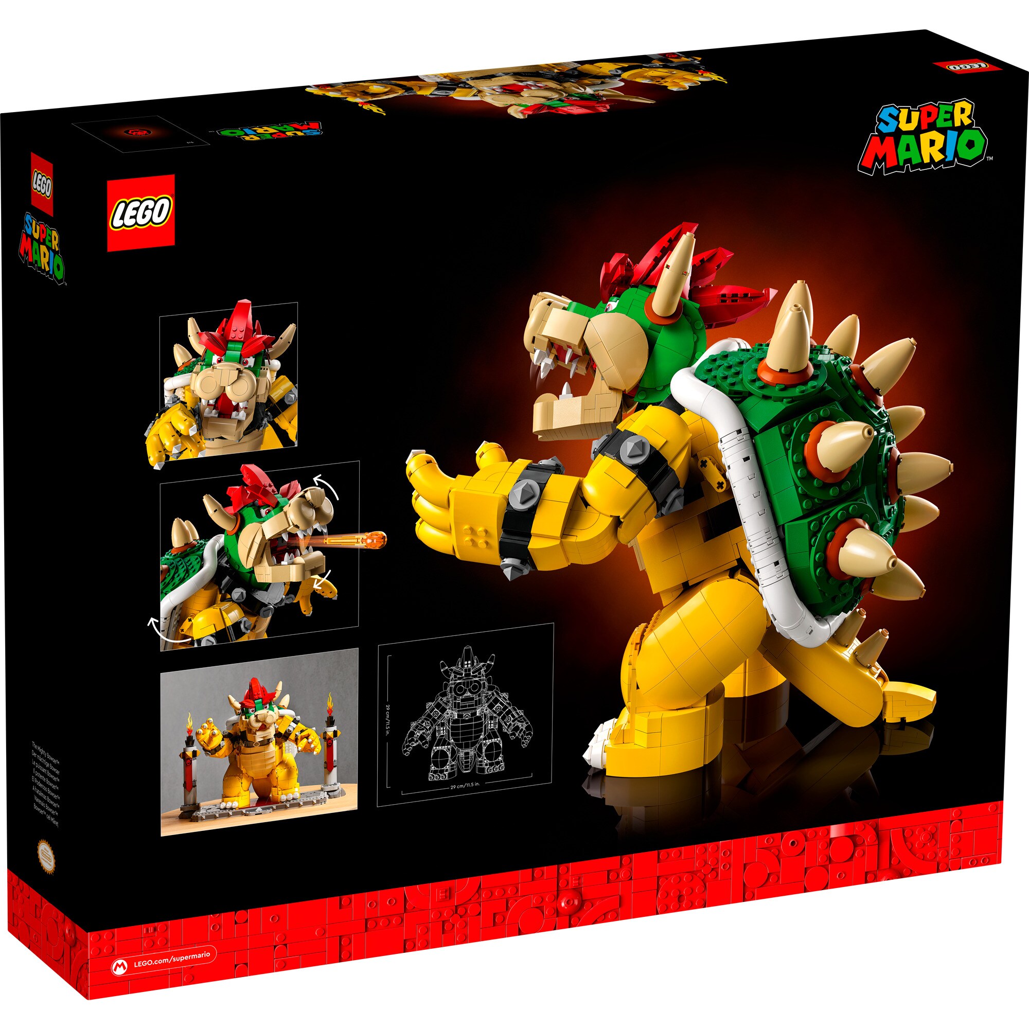 LEGO Konstruktionsspielzeug Super Mario - Der mächtige Bowser
