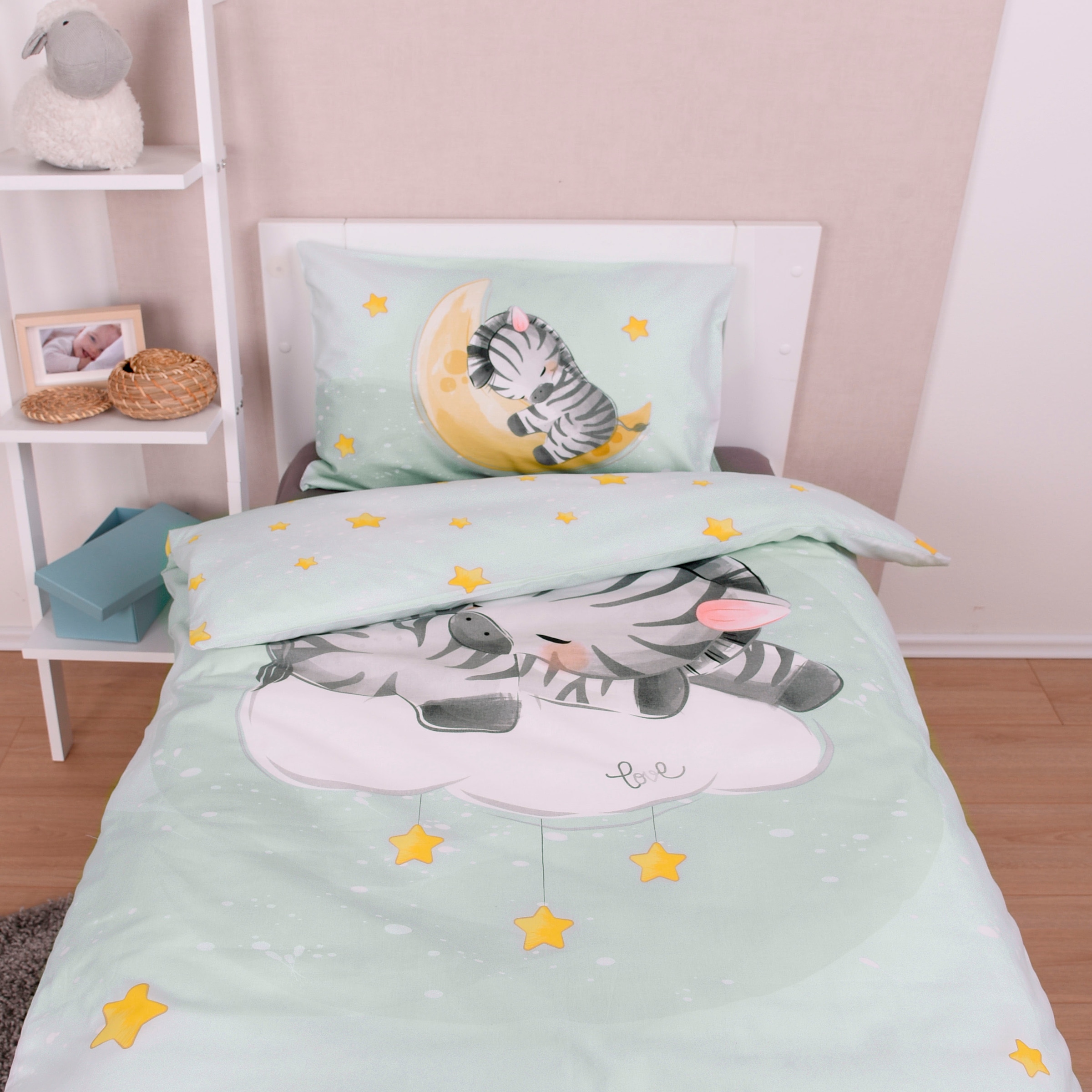 Baby Best Babybettwäsche »babybest Zebra« 2 Stk. mit liebevollem Motiv
