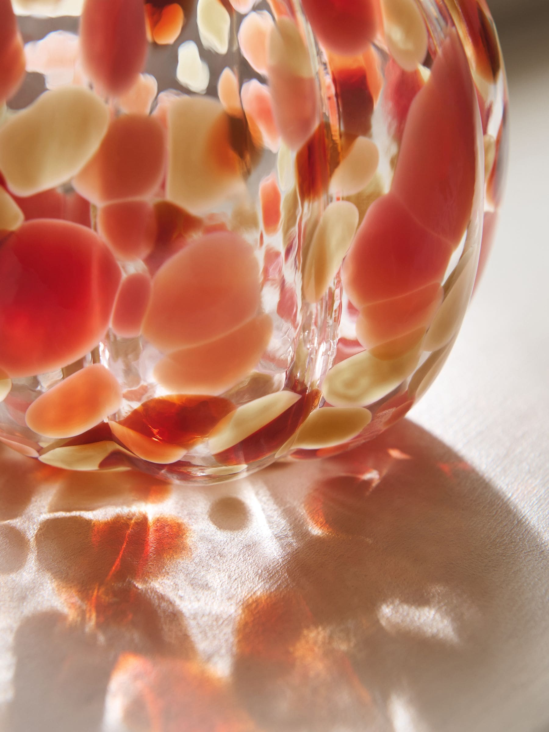 Decoratieve mini-pompoen van confettiglas