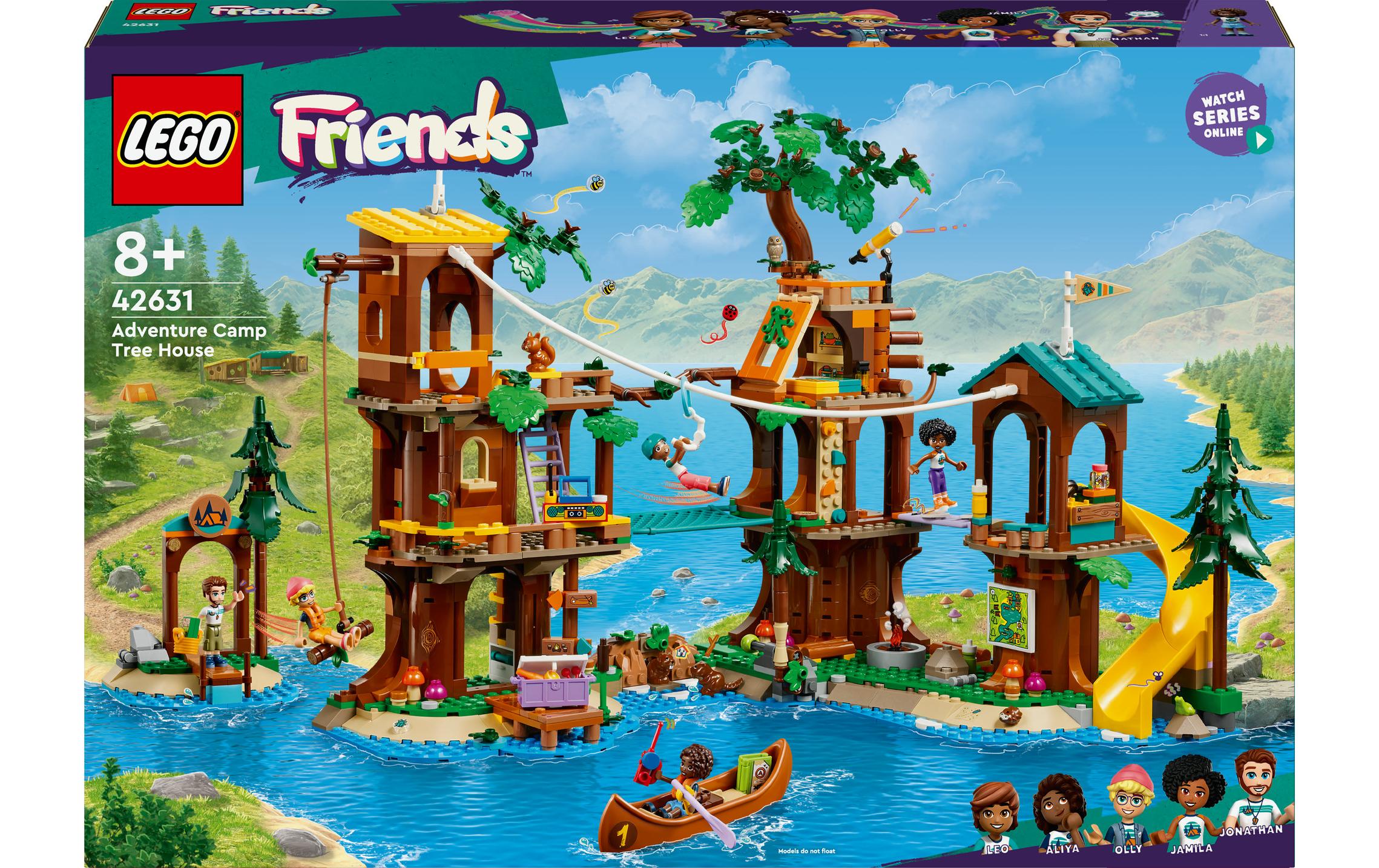 Friends Baumhaus im Abenteuercamp 42631<br>Grosses Bau- und Spielset mit coolen Funktionen