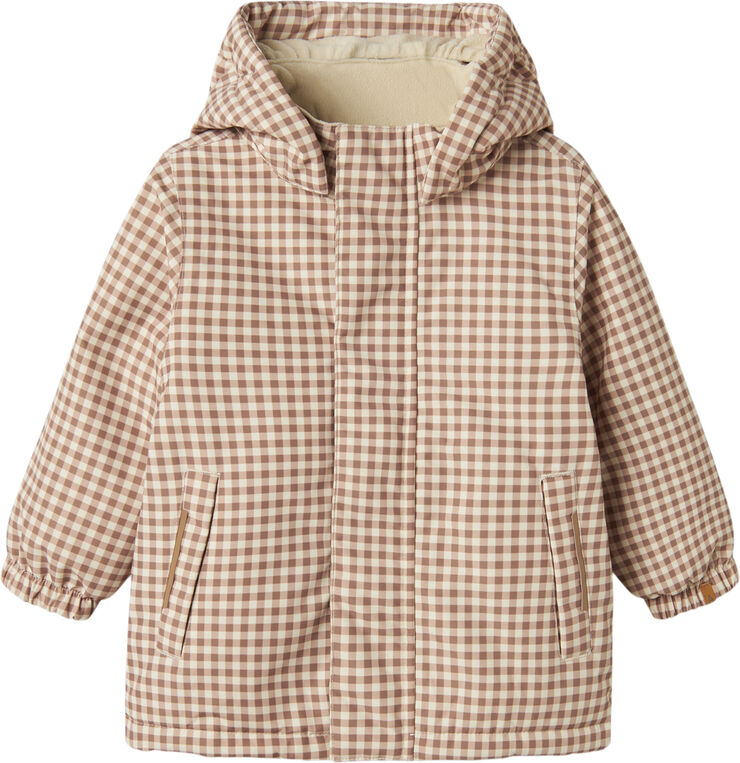 Lil' Atelier NMFLASNOW10 JACKET AOP 1FO LIL Sandshell