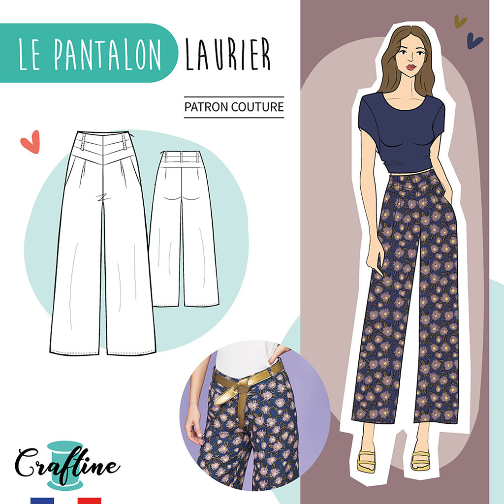 Patron pantalon LAURIER - CRAFTINE