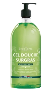 BeauTerra reichhaltiges Duschgel Zitronen-Verbena, 1000 ml