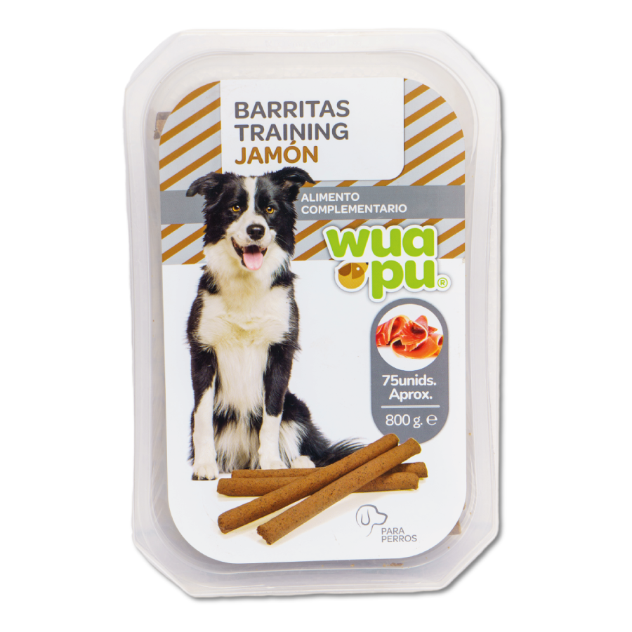 Barras de treino WUAPU Presunto 800g 70 unidades