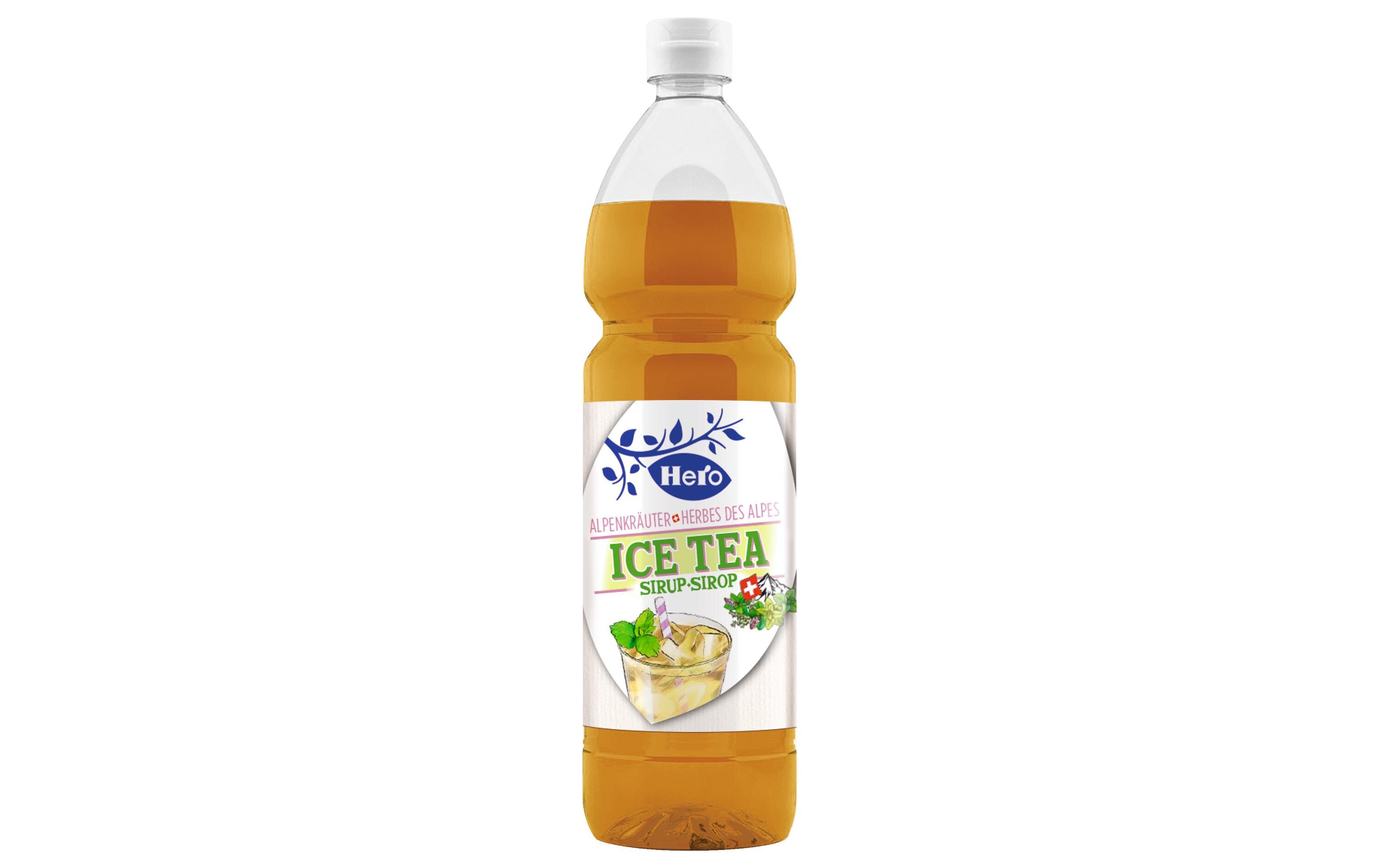 Ice Tea Sirup Alpenkräuter 1 lSirup für Eistee mit Alpenkräuter Aroma