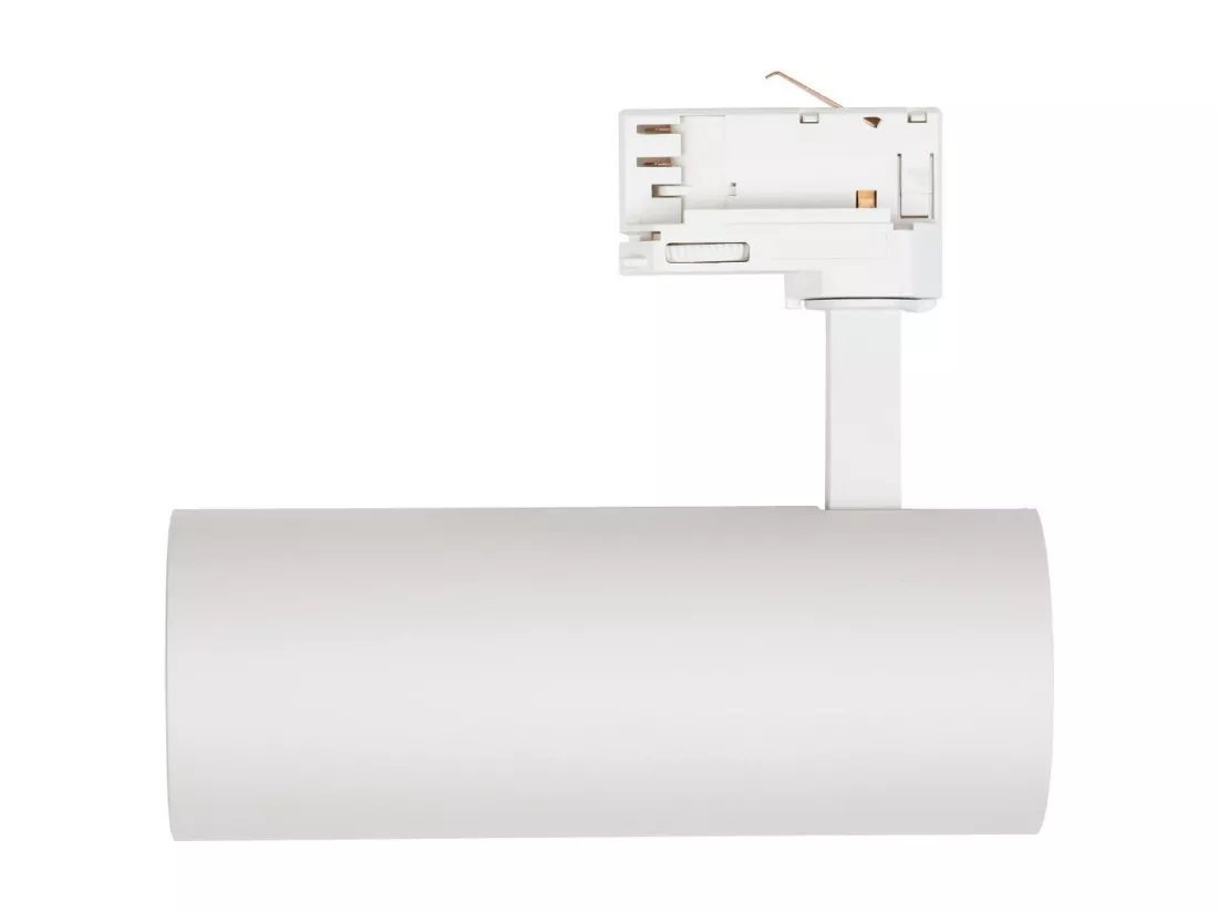 Spot LED sur Rail Triphasé 30W Bertha CCT Blanc Sélectionnable (chaud-neutre-froid)