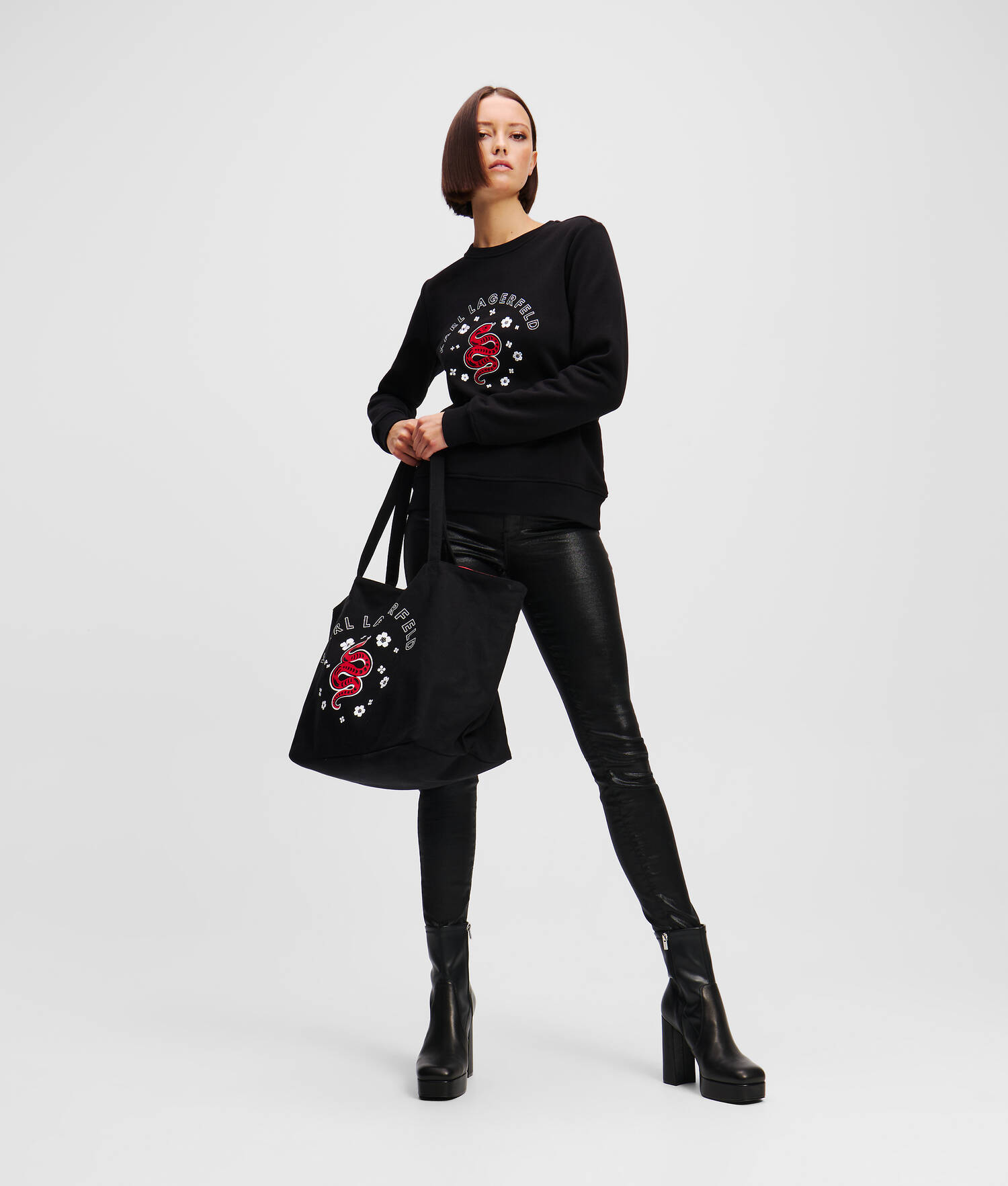 SWEAT-SHIRT NOUVEL AN LUNAIRE - Noir