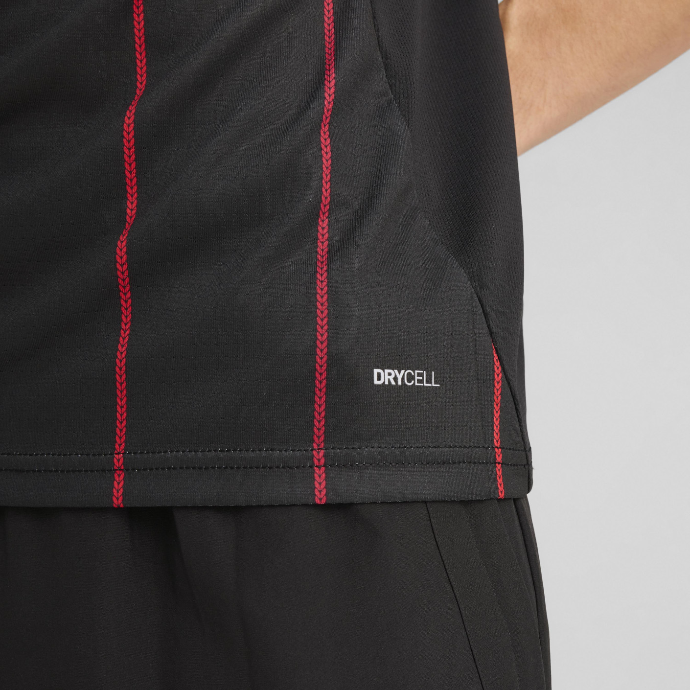 PUMA AC Milan Pre-Match Trainingsshirt 2024-2025 Zwart Rood