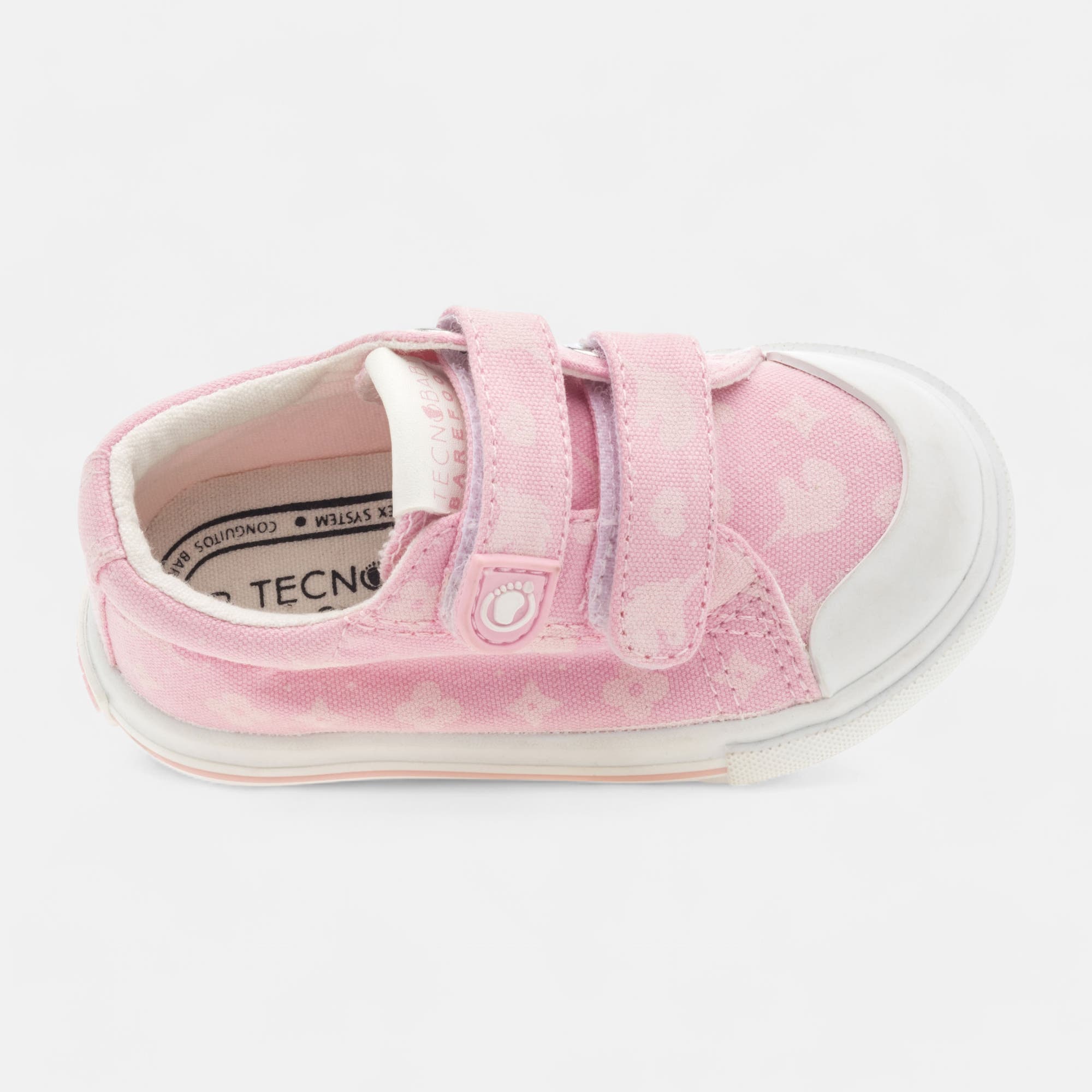 Baskets en toile Bébé fille rose