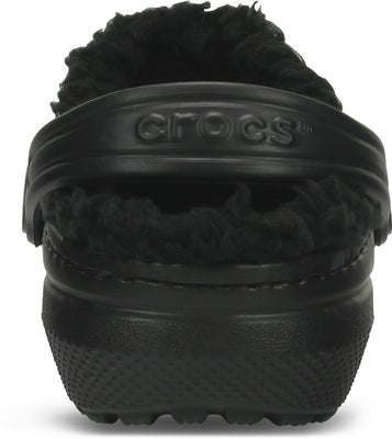 Crocs Classic Fôrede Tøfler, Svart