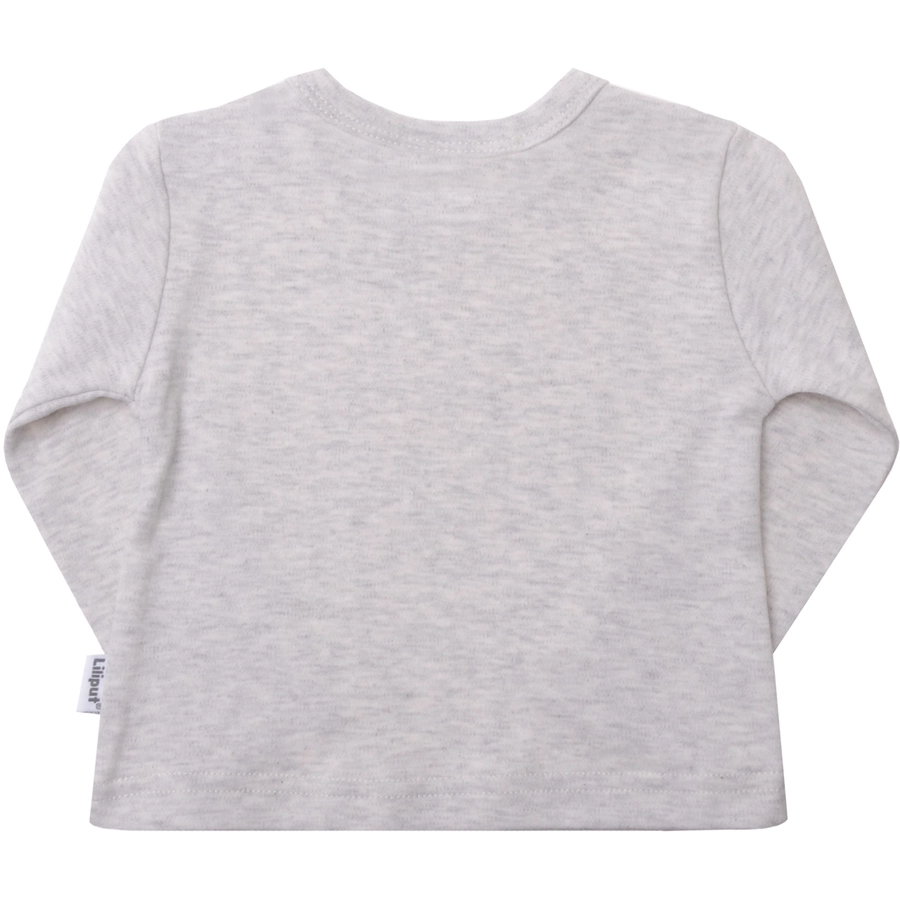 Liliput Langarmshirts im 3er Set gelb ecru grau-melange