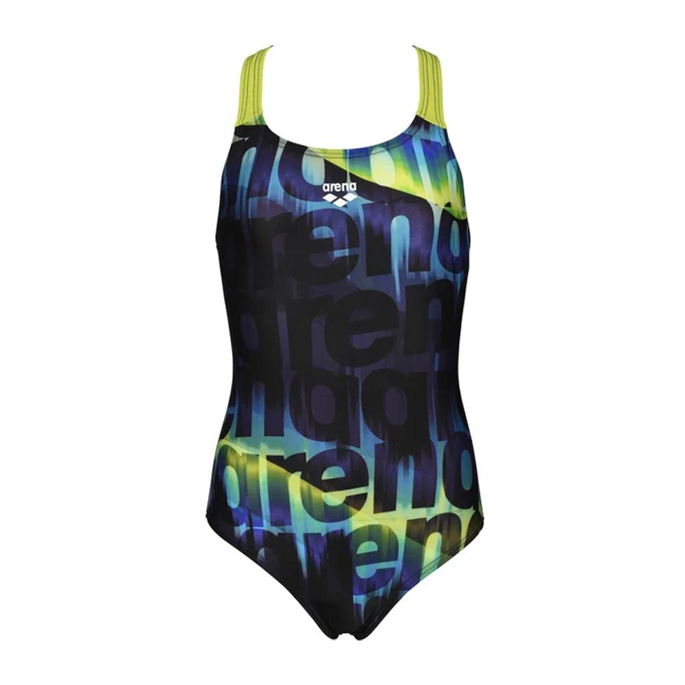 Arena Maillot de bain Bleu/Vert Fille Arena Waves