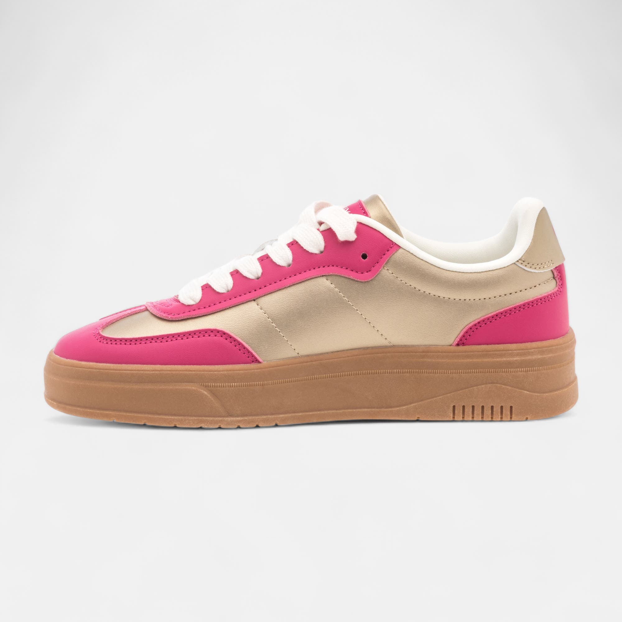 Baskets basses Femme fuchsia