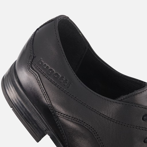 Bugatti Mevit Veterschoenen zwart Leer